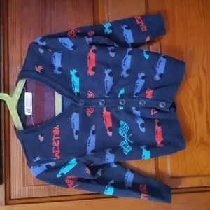 H&M Toddler Boy's Race Car Cardigan